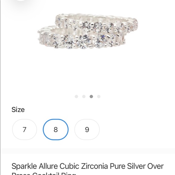 BNWT Allure Sparkle Stackable Rings - Picture 2 of 3